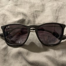 USED Ray-Ban RB4187 Chris 622/T3 Polarized 54mm Black/Grey Sunglasses