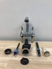 Glacier Bay Irena 4 in. Double-Handle Bathroom Faucet in Chrome