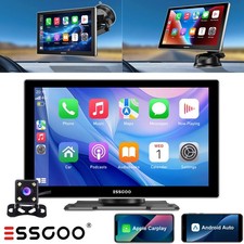 ESSGOO 9Zoll Reverse Camera Carplay Wireless WIFI Android Bluetooth Touch Screen