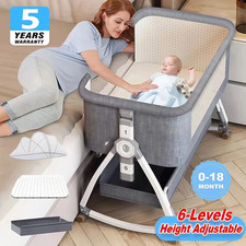 Baby Bedside Crib Sleeper Bassinet Safe Co-Sleeping Storage Bag Easy install New