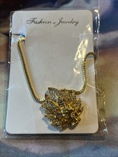 Dragon Ball Z Super Saiyan Goku Gold Necklace Pendant