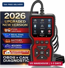 Professional OBD2 V519 Scanner - 2026 Upgraded OBDII CAN Code Reader, Live Dat