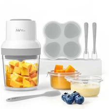 13-in-1 Baby Food Maker & Blender Set with Containers Freezer Tray Spoons