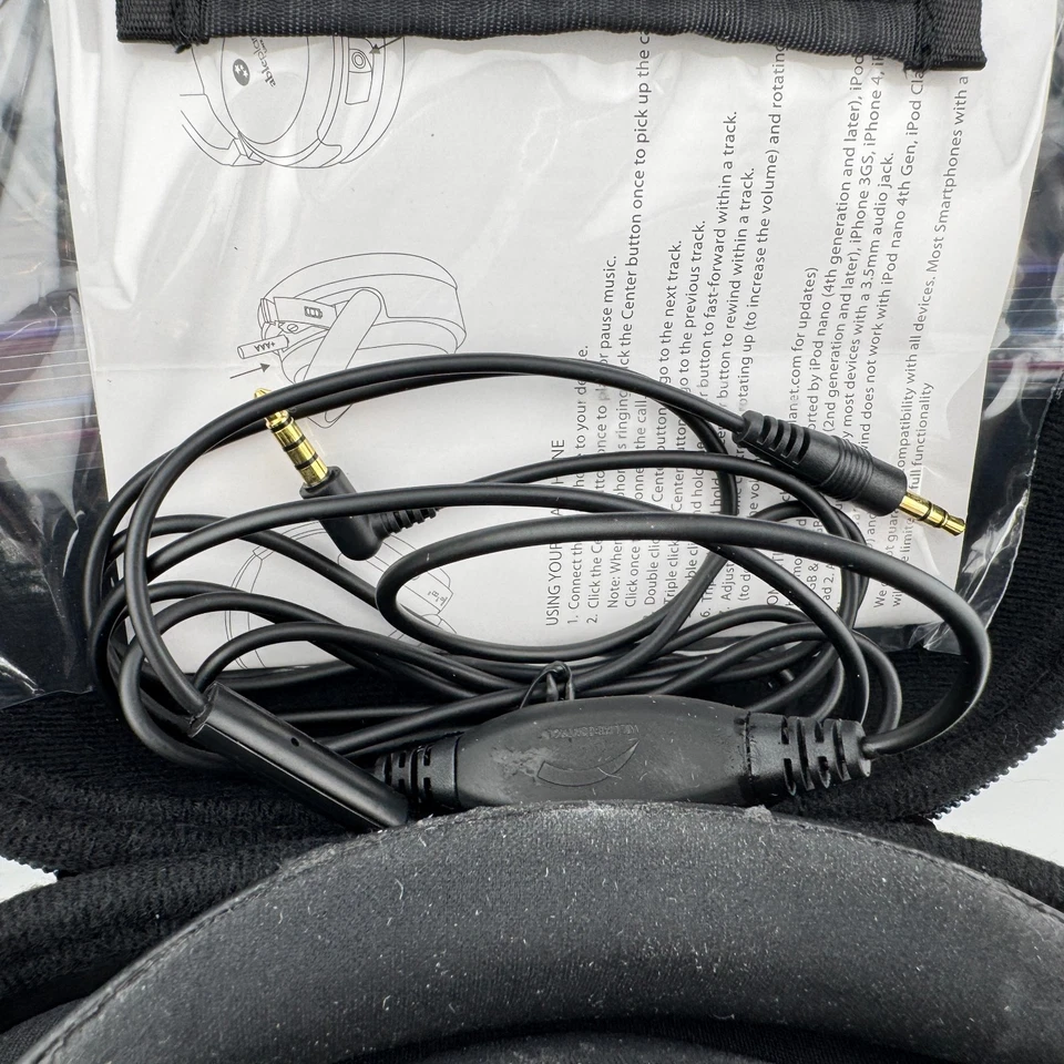 AblePlanet Linx Audio Active Noise Cancelling Headphones with Case & Cables - Image 3 of 4