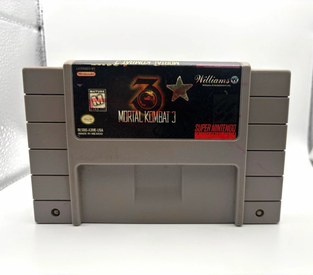 Nintendo SNES Mortal Kombat 3 NTSC-U/C (US/CA) Video Games for