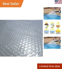 Eco-Friendly 14-Mil Solar Blanket for 12'x24' Pools - Includes 6-