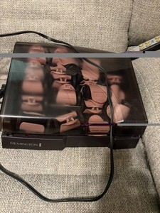 Remington T Studio Hot Rollers 20 Hair Curlers Flocked Silk Ceramic 20 Clips
