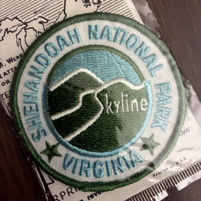 VTG IN TRAILBLAZER EMBLEM SHENANDOAH NATIONAL PARK SKYLINE Virginia Patch
