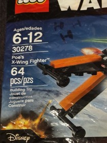 NEW LEGO Star Wars 30278 Poe's X-Wing Fighter Polybag Set 64 Pcs