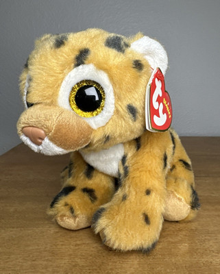 Ty Beanies 6in FRECKLES the LEOPARD, WMT RARE HTF, DOB:6/1 * Velve TY * 2017