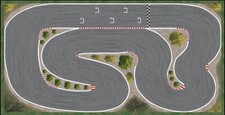 Pista Turbo11 per Turbo Racing 1:76 154cm x 79cm con tracce