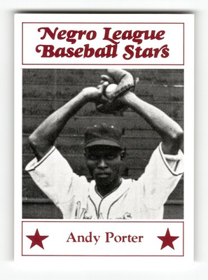 #ad #ad 1986 Fritsch Negro League Baseball Stars Andy Porter #15 Cleveland Cubs $2.99