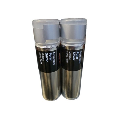 #ad #ad 2 X MERCEDES POLAR SILVER SPRAY PAINT 300ML CANS HALFORDS GBP 7.99