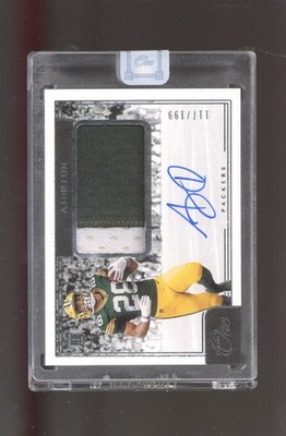 2020 Panini One #24 AJ Dillon #/199 AUTO RPA ROOKIE RC