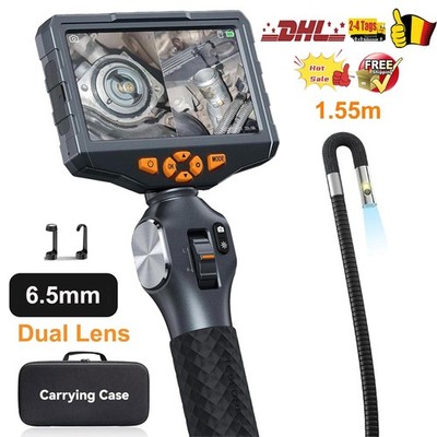 TESLONG TD500 6.5MM Dual Lens Articulating Borescope Endoskop Kamera mit WIFI DE
