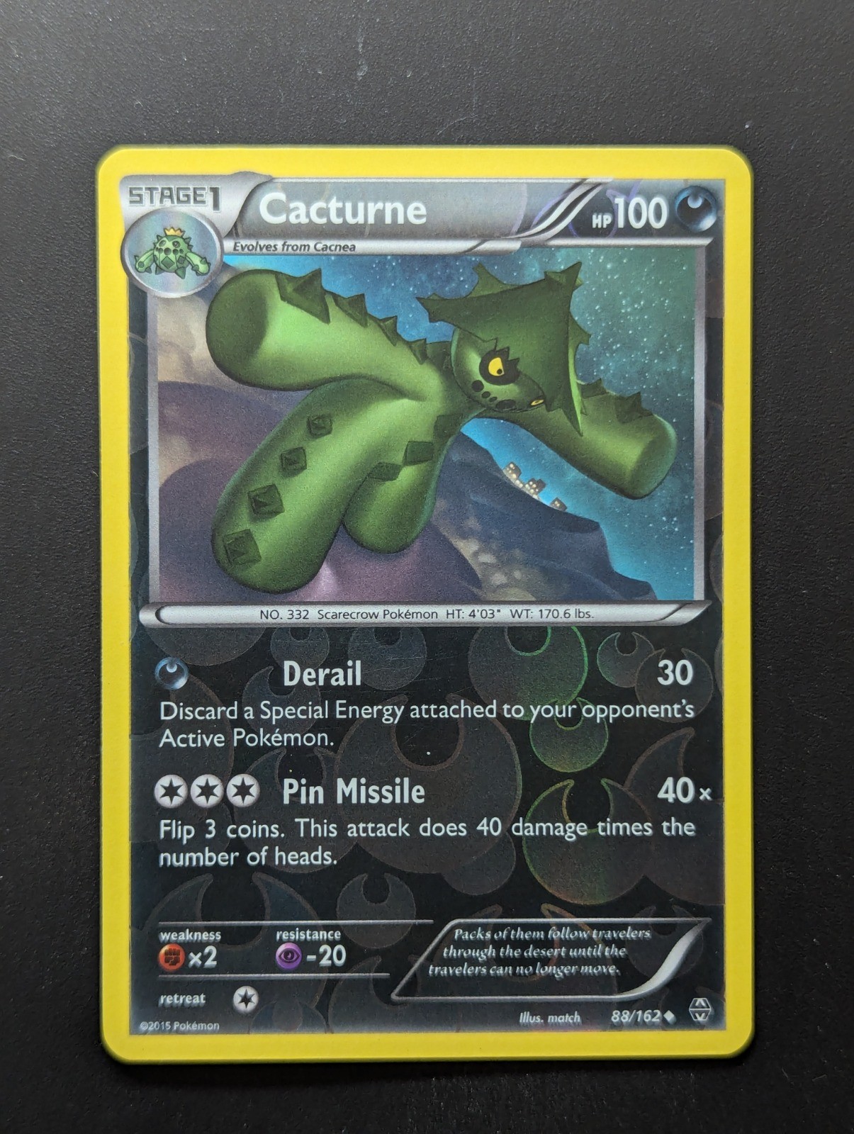 Cacturne Reverse Holo Uncommon XY - BREAKthrough 88/162 NM