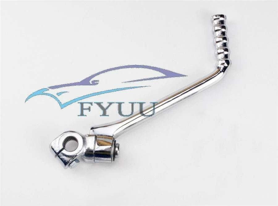 16mm Chrome Kick Starter Lever For 50cc-160cc Dirt Pit Bike ATV Quad Motorcycle - Изображение 2 из 4