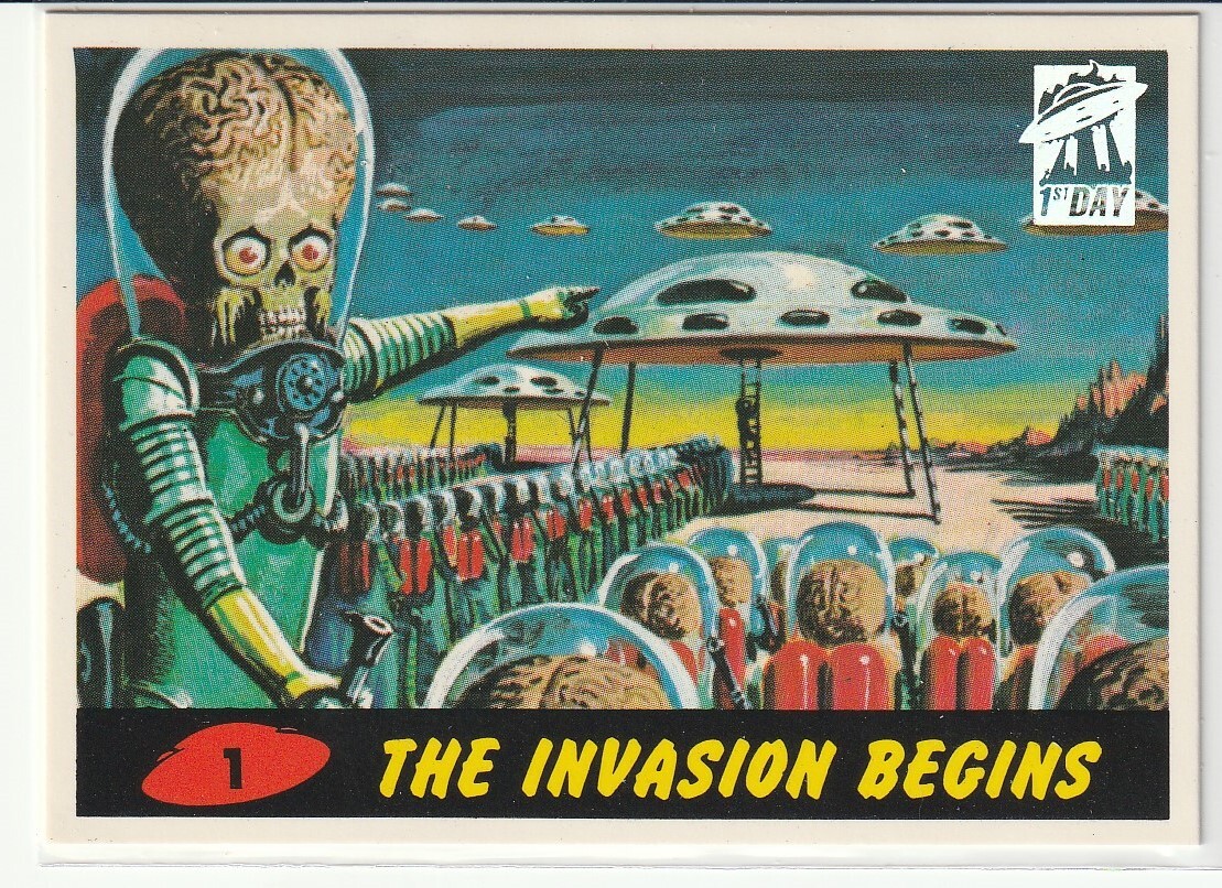 Topps Mars Attacks Archives 1st Day Cards You Pick $3.67-$10.67