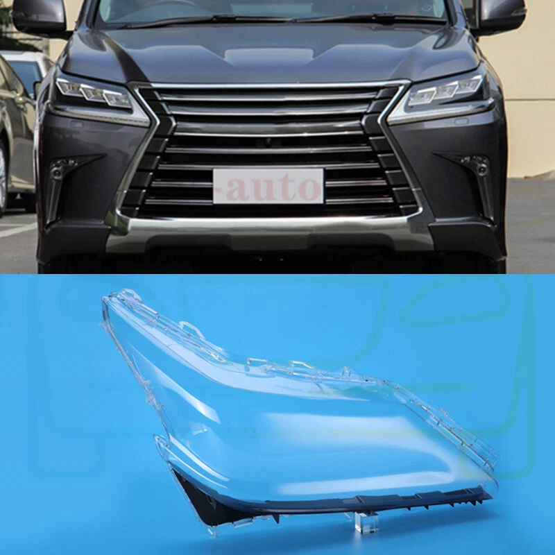 Right Side Headlight Lens Cover+Sealant Glue cover 1PC For Lexus LX570 2016-2021 - Image 2 of 4