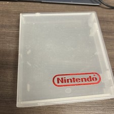 Nintendo NES 8 BIT Game Cartridge Clear Case - VINTAGE 1980'S