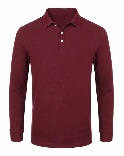 Autumn Mens Shirts Jumper Long Sleeve T-Shirt Cotton Casual Sport Gym Shirts Top - Bild 18 von 40