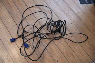 Low Voltage Computer Cable 80 Grad Celsius 30V - ca 4 Meter - Vintage