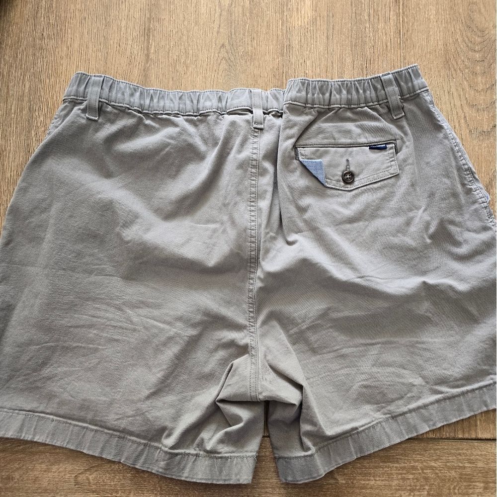 CHUBBIES Grey Khaki Cotton Blend Sz XXL 5.5 Inseam Mens Casual Shorts