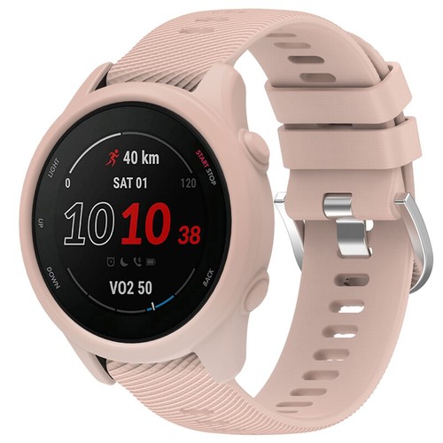 Silicone Strap Watch Band + Case Cover For Garmin Forerunner 265 Sport Band New - 第 27/32 張圖片