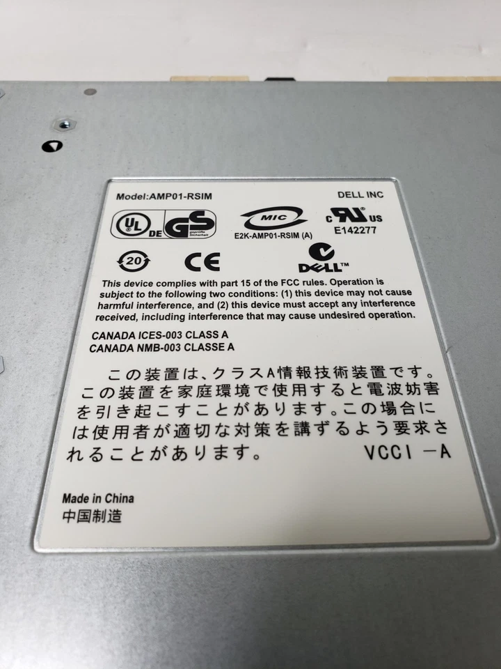 GENUINE DELL POWERVAULT MD3000I SAS/SATA ISCSI CONTROL MODULE AMP01-RSIM - Image 2 of 4