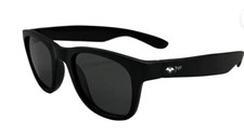 Solar Bat TUFF Indestructible Children's Polarized Sunglasses Unisex Black 5.25  