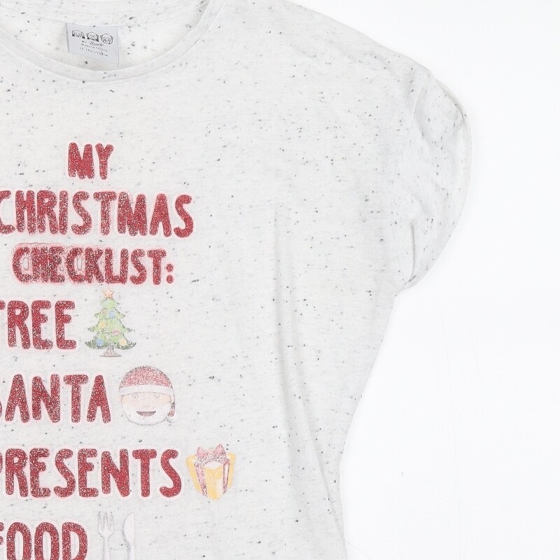 Primark Girls Grey Polyester blend T-Shirt Size 12-13 Years image 5