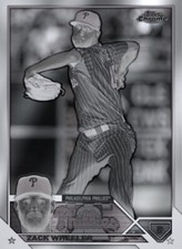 [DIGITAL] Topps Bunt - Zack Wheeler - Topps Chrome 23 S1 - Black White Base