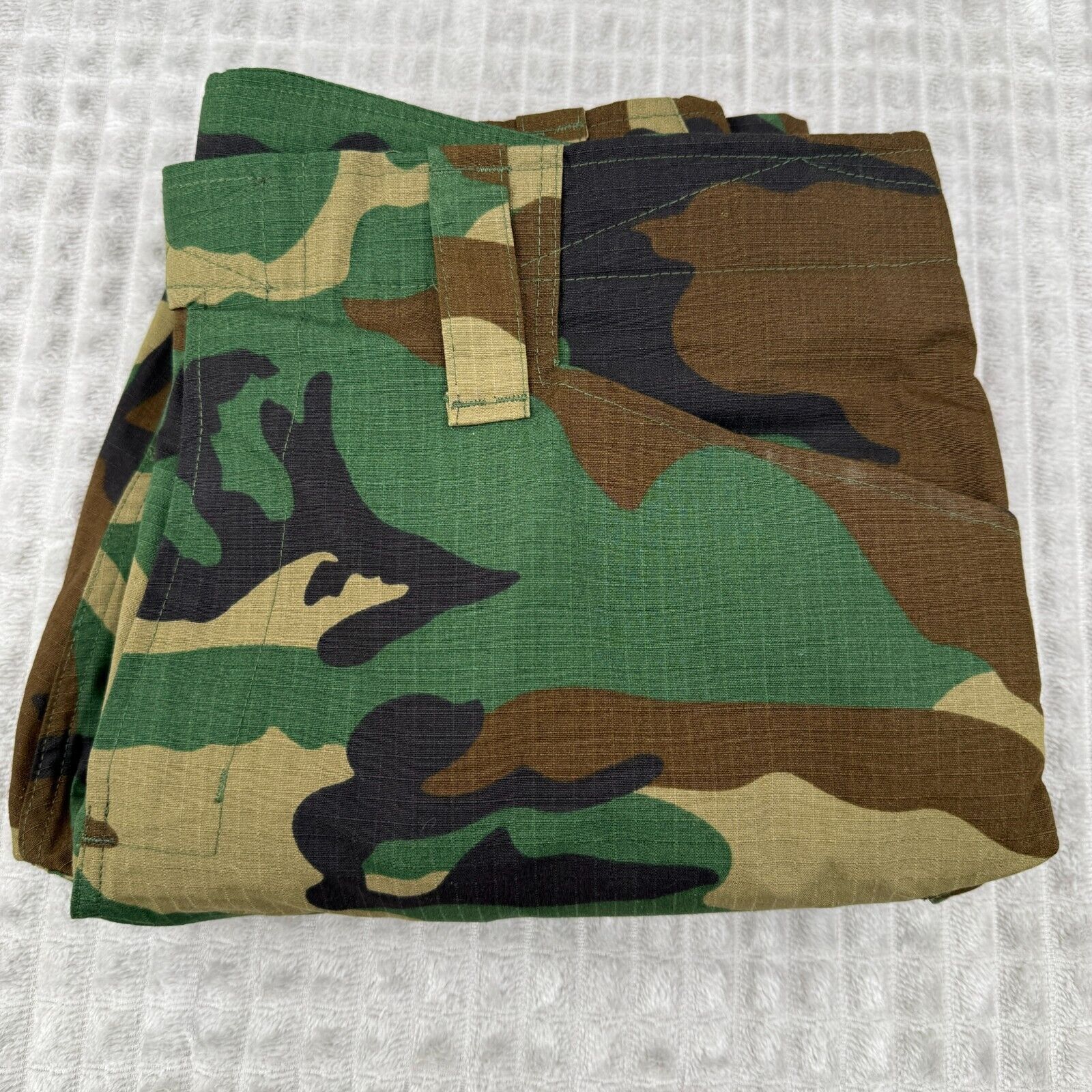 New Women's 34x30 Military Camo Tactical Pants with Knee Pad Slots