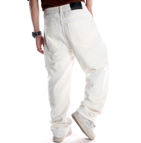 Loose Fit Straight Leg Trousers Pants 
