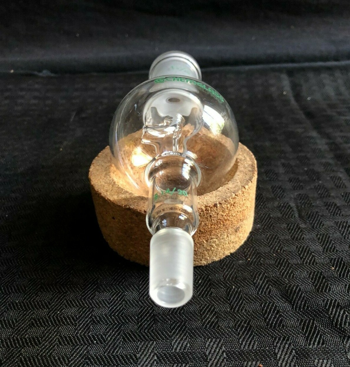 CHEMGLASS Glass Kjeldahl Distilling Trap Adapter 24/40 14/20 Joints CG1032A01 eBay