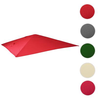 Ersatz-Bezug für Luxus-Ampelschirm HWC, Sonnenschirmbezug Bespannung Bezug, 3x4m