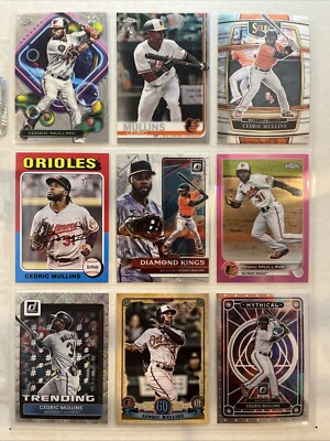 Cedric Mullins 9 Card Lot