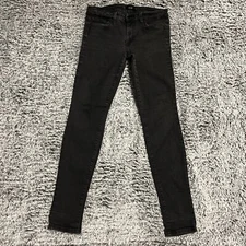 Joes Jeans Womens 30 Black Denim Skinny Straight Dark Wash Outdoor Casual Ladies