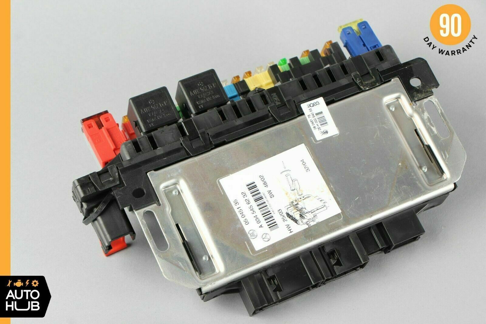03-12 Mercedes R230 SL500 SL550 SL55 AMG Rear SAM Fuse Box Relay Module OEM