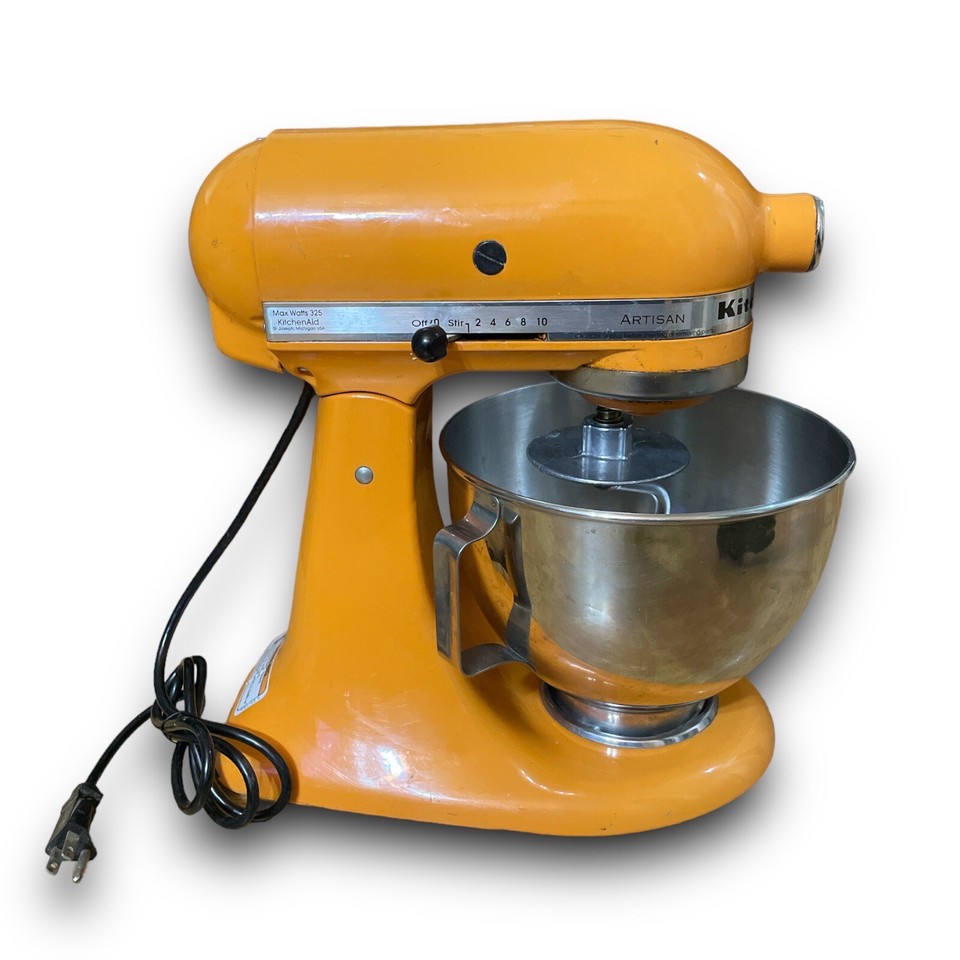 Kitchen Aid Artisan TiltHead Stand Mixer 325W Tangerine Orange