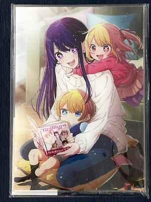 [Oshi no Ko] Acrylic Panel B Ai Hoshino Aqua Ruby H210×W148mm Official KADOKAWA