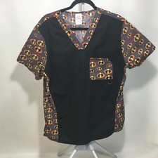Incredibles Two Scrubs Shirt Size Medium Short Sleeve Nursing Medical