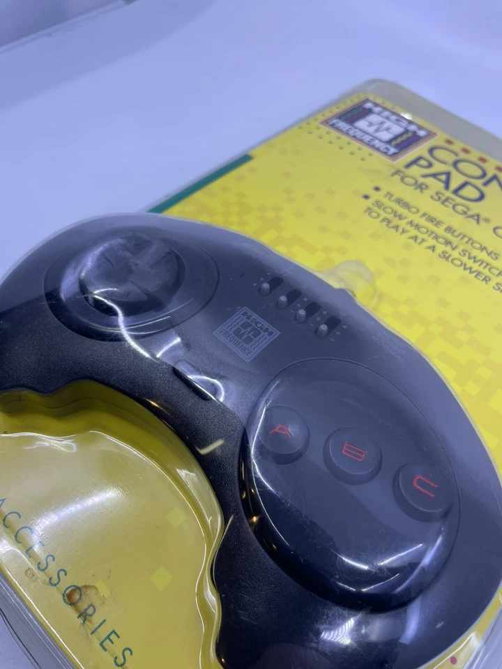 NEW 1995 High Frequency SEGA Genesis Control Pad Turbo Fire Controller - SEALED - Image 3 of 3