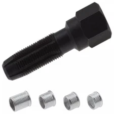 Spark Plug Rethread Thread Repair Kit M14 x1.25mm Reamer Tap With 4 Inserts