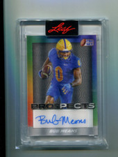 2024 Leaf Pro Set 3D Lenticular Autographs Bub Means Rookie Auto