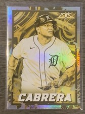 2022 Topps Fire Miguel Cabrera Gold Detroit Tigers #89 Parallel