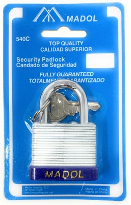 Security Padlock 40mm (1.5'') Keyed Different