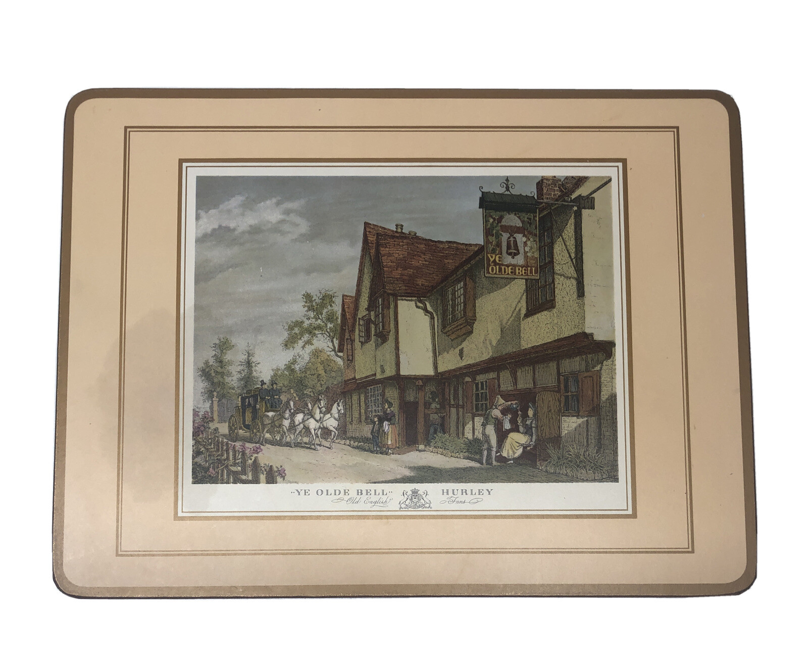 Vintage Pimpernel Traditional Place Mats English Inns Set Of 6 eBay