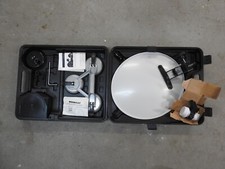 Mobiler Parabolspiegel mit SAT Finder , für Wohnmobile und Camping  und Kabel