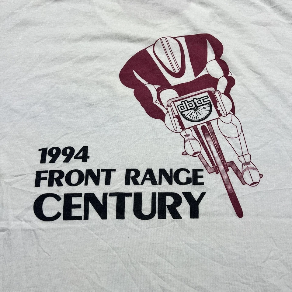 Camisa De Colección 1994 DBTC Denver Bicycling Touring Club Race Century Talla XL Foto 2 de 4
